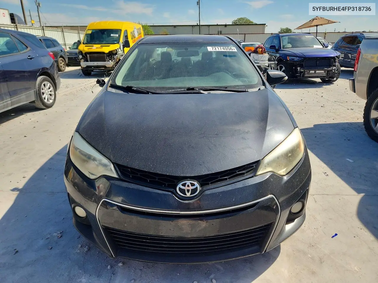 2015 TOYOTA COROLLA VIN 5YFBURHE4FP318736 — фото 5