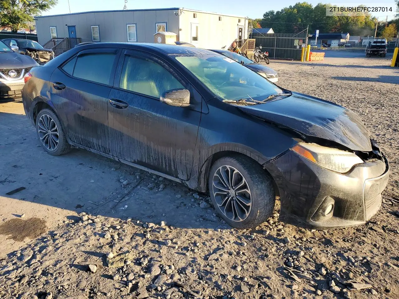 2015 TOYOTA COROLLA VIN 2T1BURHE7FC287014 — фото 4