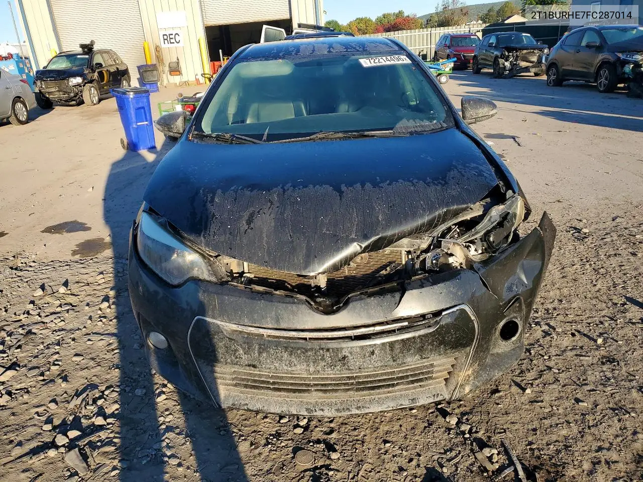 2015 TOYOTA COROLLA VIN 2T1BURHE7FC287014 — фото 5
