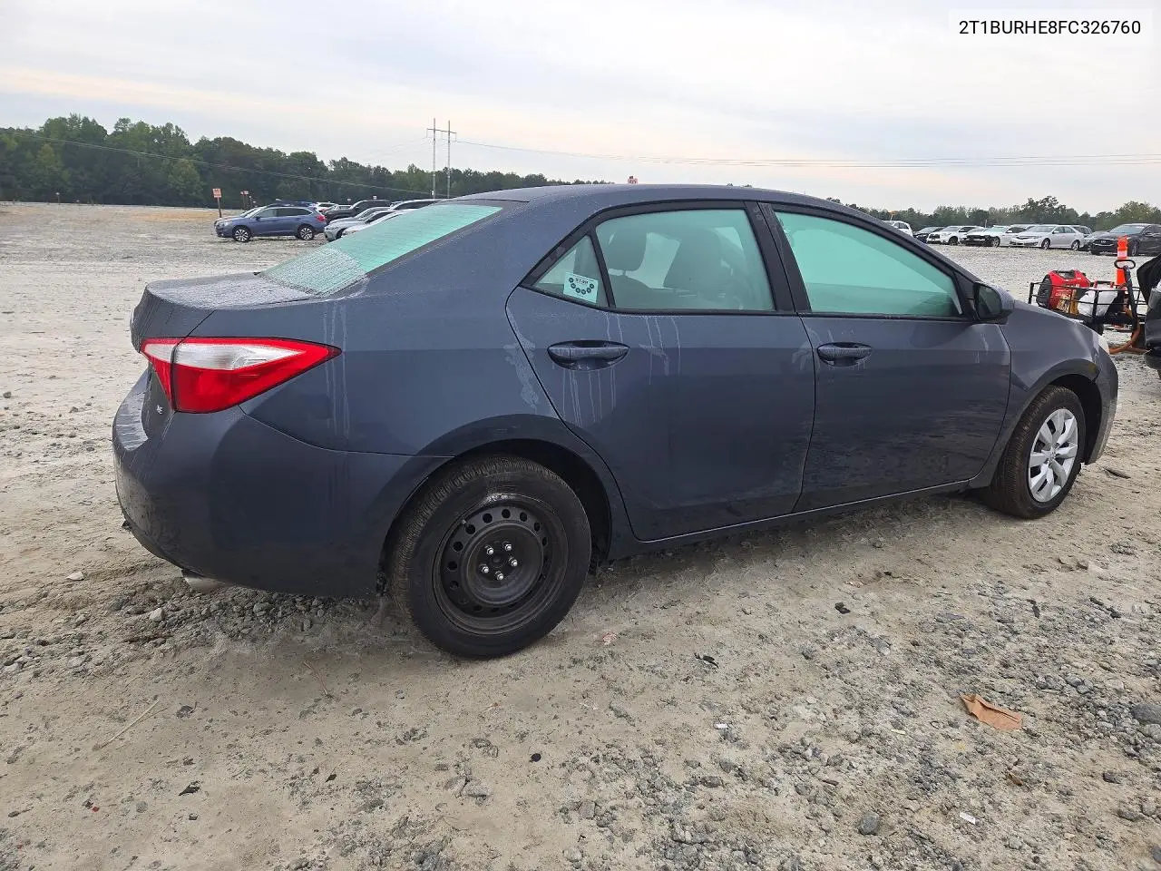 2015 TOYOTA COROLLA VIN 2T1BURHE8FC326760 — фото 3
