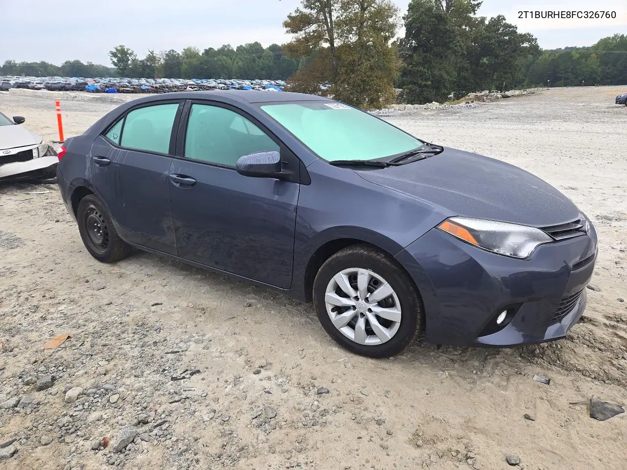 2015 TOYOTA COROLLA VIN 2T1BURHE8FC326760 — фото 4