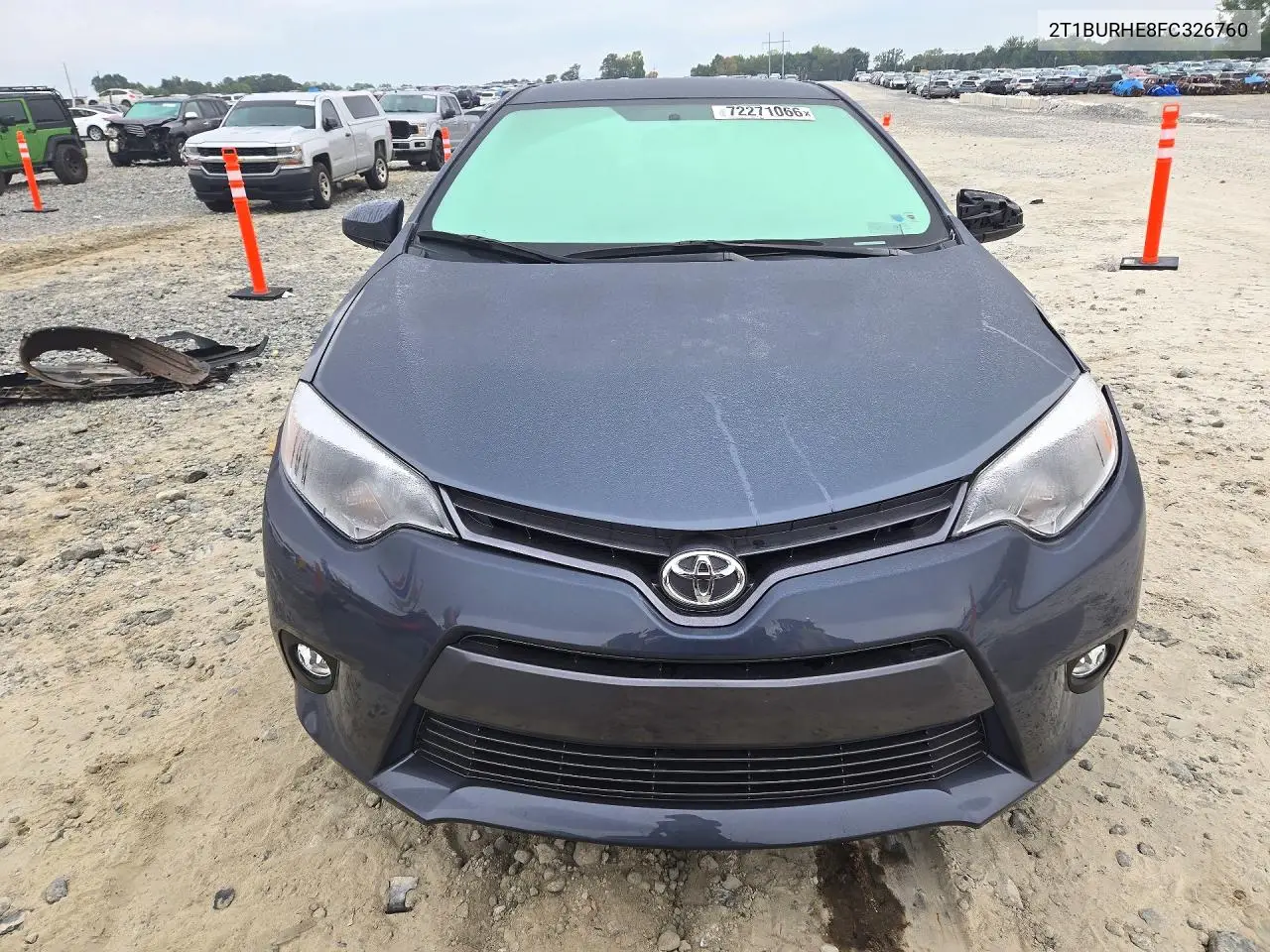 2015 TOYOTA COROLLA VIN 2T1BURHE8FC326760 — фото 5