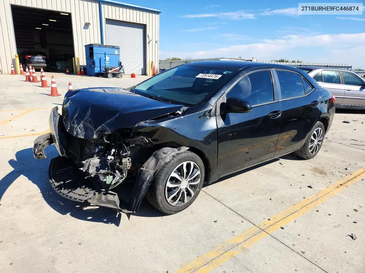 TOYOTA COROLLA 2015, VIN 2T1BURHE9FC446874