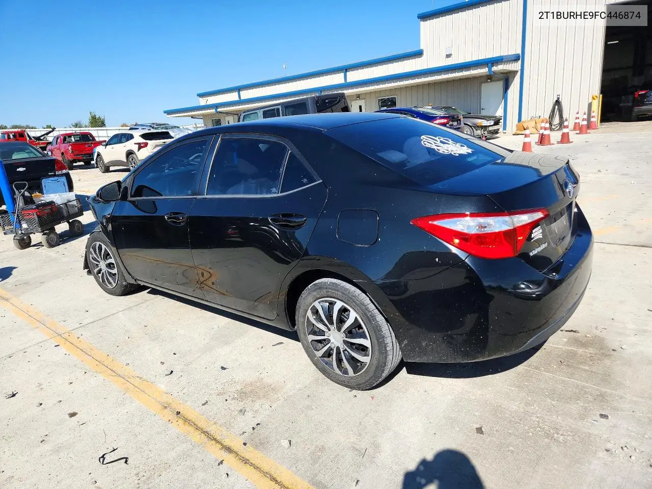 2015 TOYOTA COROLLA VIN 2T1BURHE9FC446874 — фото 2