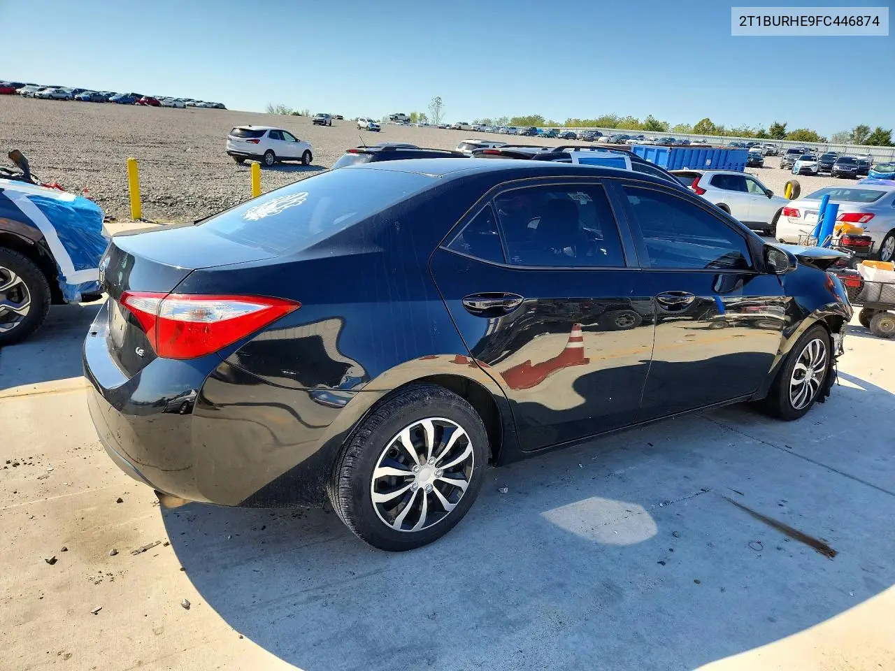 2015 TOYOTA COROLLA VIN 2T1BURHE9FC446874 — фото 3