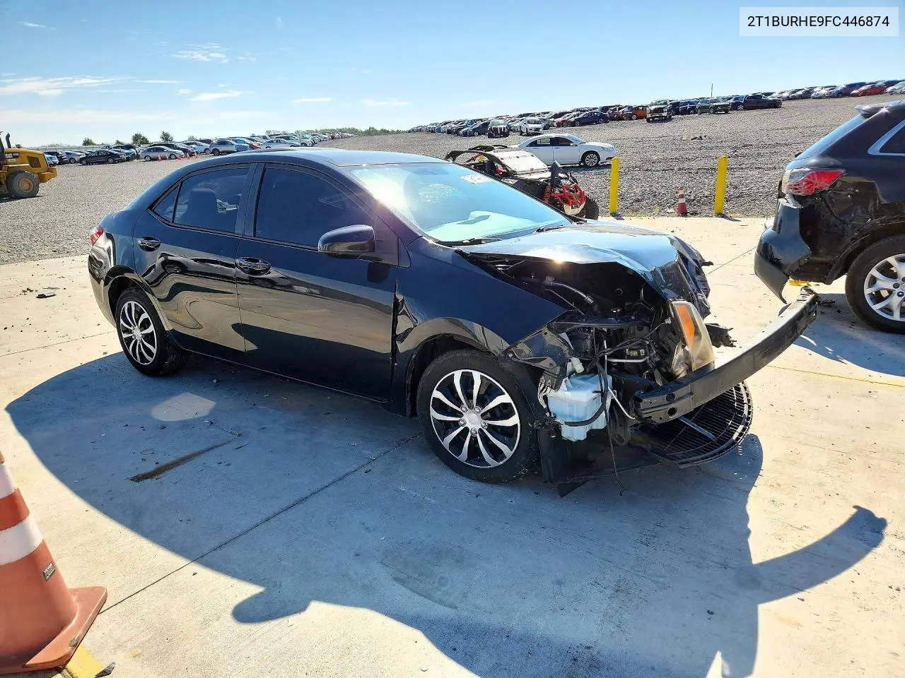 2015 TOYOTA COROLLA VIN 2T1BURHE9FC446874 — фото 4