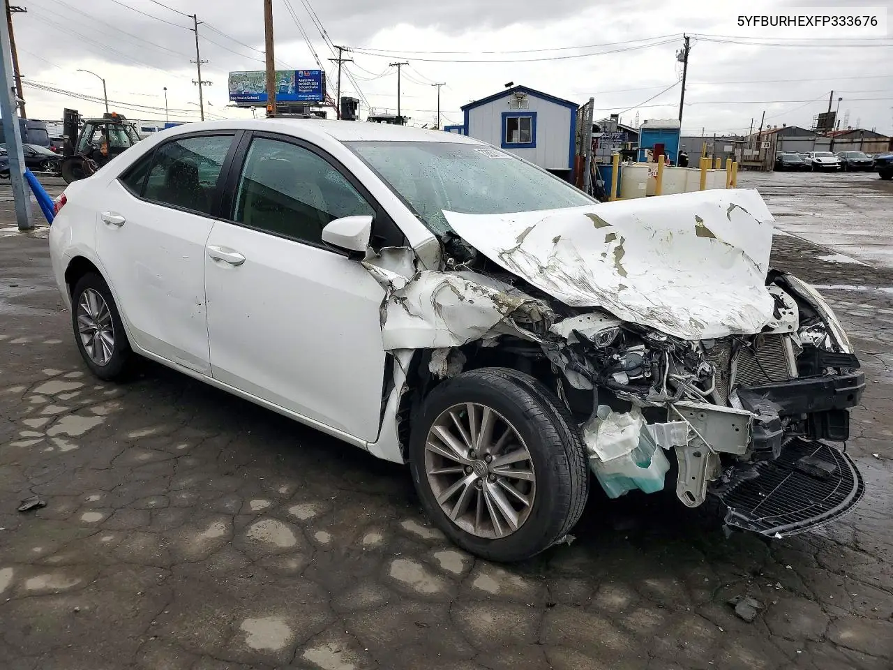 2015 TOYOTA COROLLA VIN 5YFBURHEXFP333676 — фото 4