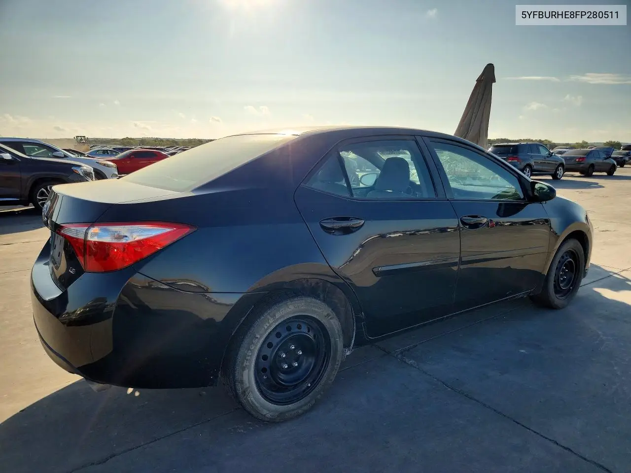 2015 TOYOTA COROLLA VIN 5YFBURHE8FP280511 — фото 3
