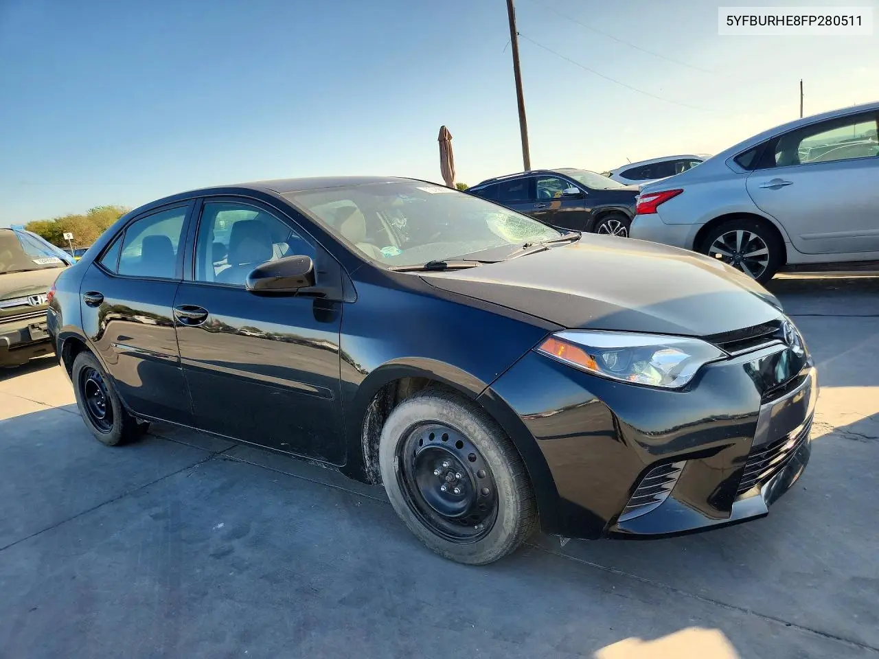 2015 TOYOTA COROLLA VIN 5YFBURHE8FP280511 — фото 4