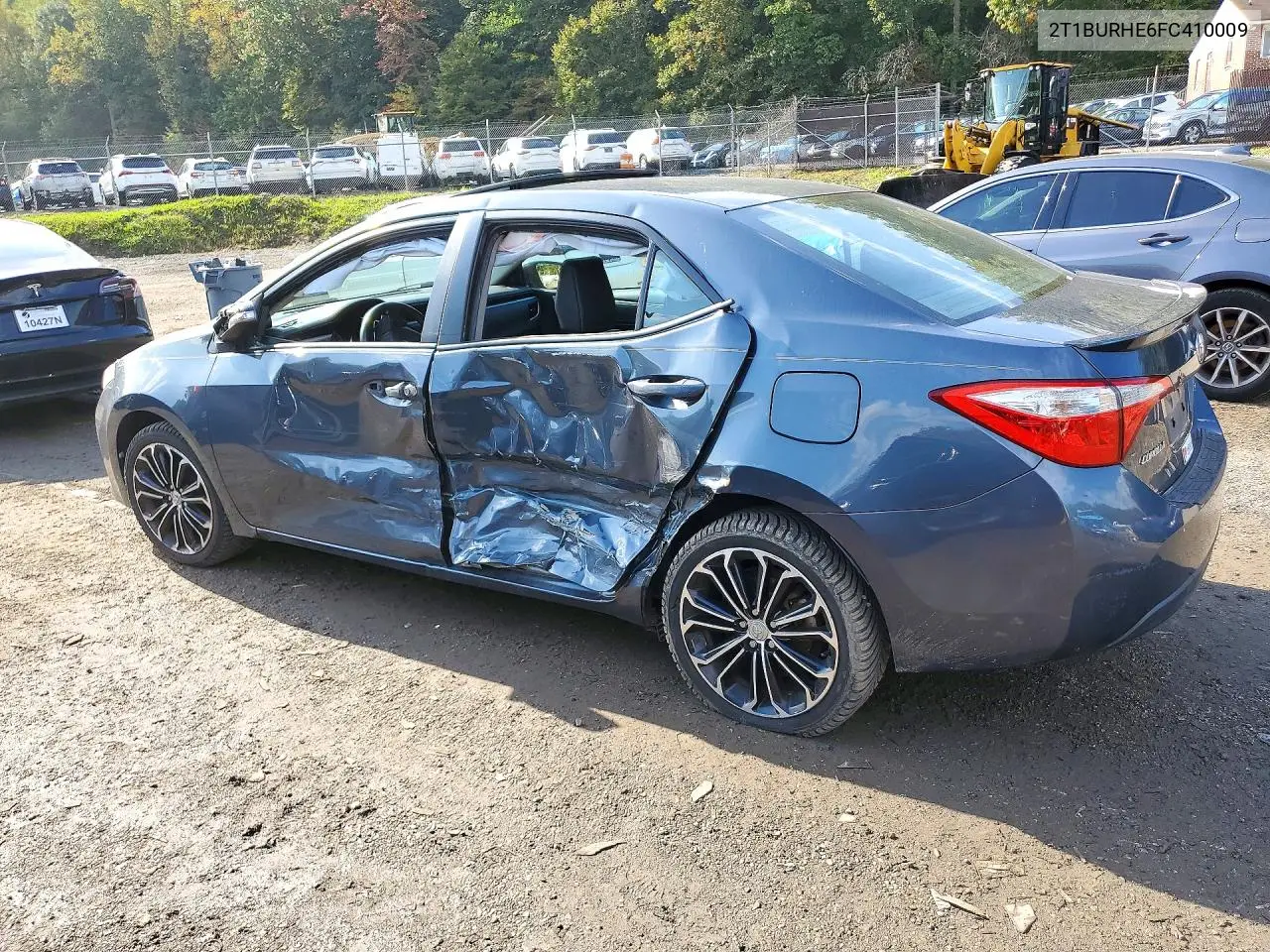2015 TOYOTA COROLLA VIN 2T1BURHE6FC410009 — фото 2
