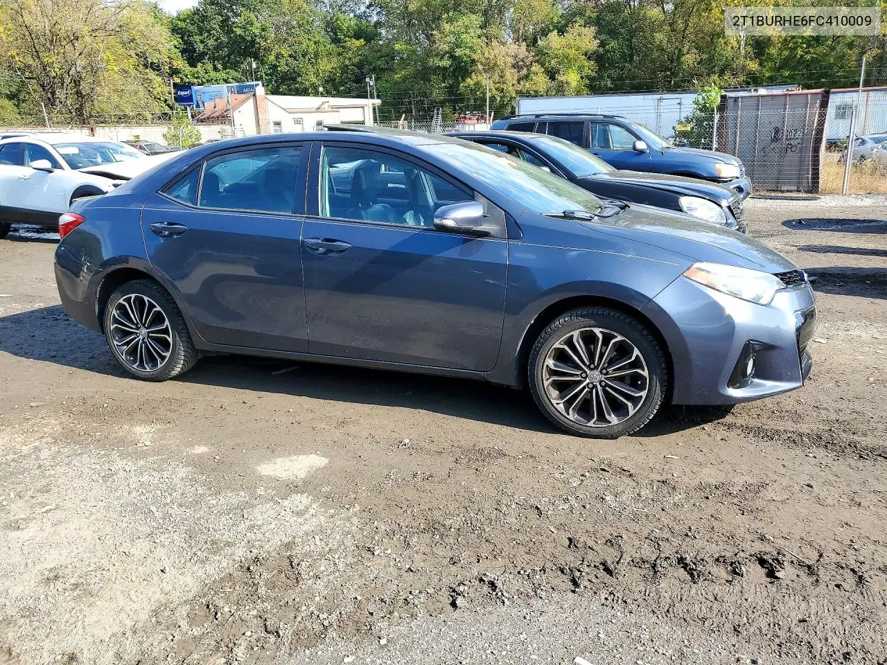2015 TOYOTA COROLLA VIN 2T1BURHE6FC410009 — фото 4