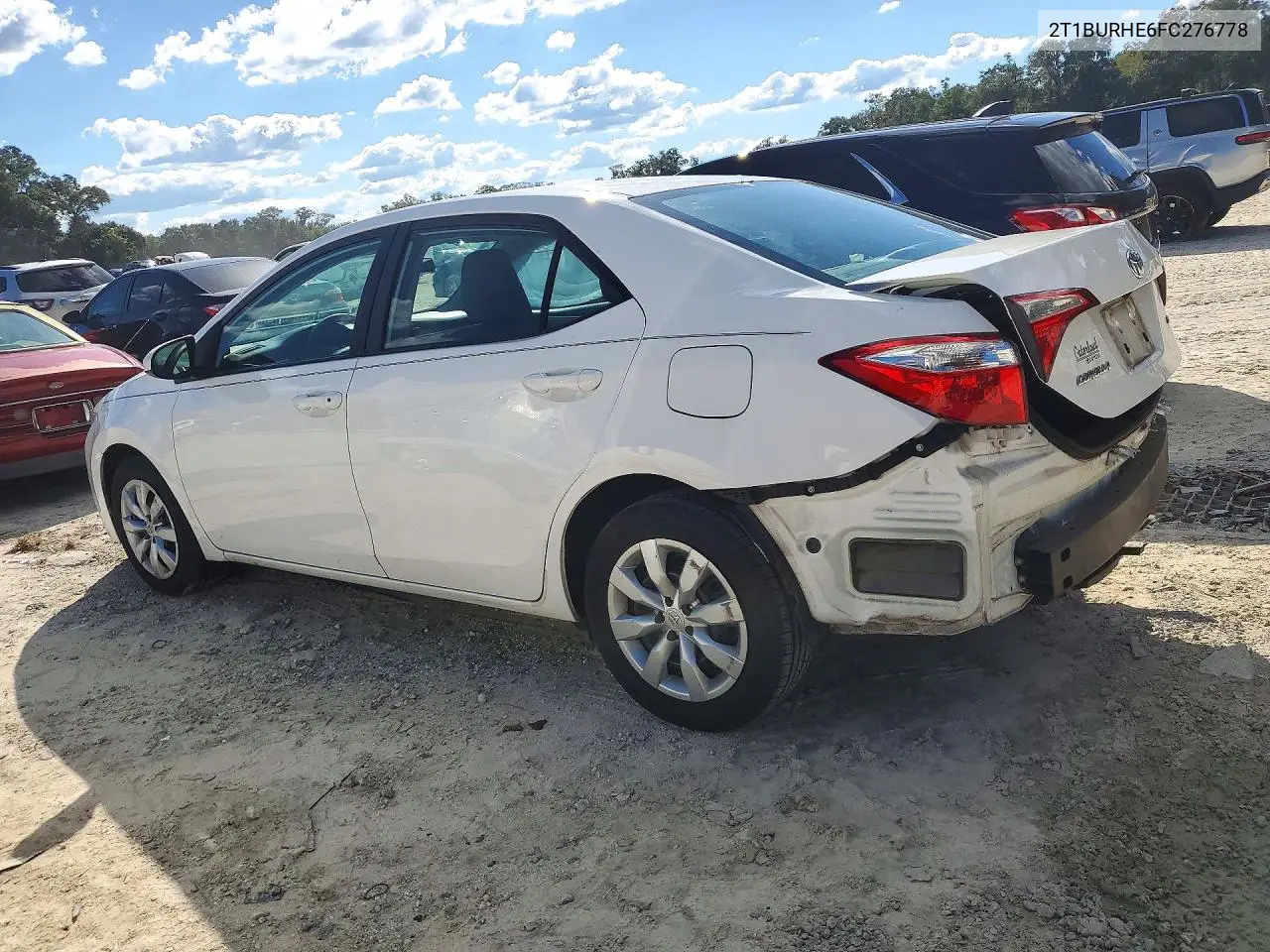 2015 TOYOTA COROLLA VIN 2T1BURHE6FC276778 — фото 2