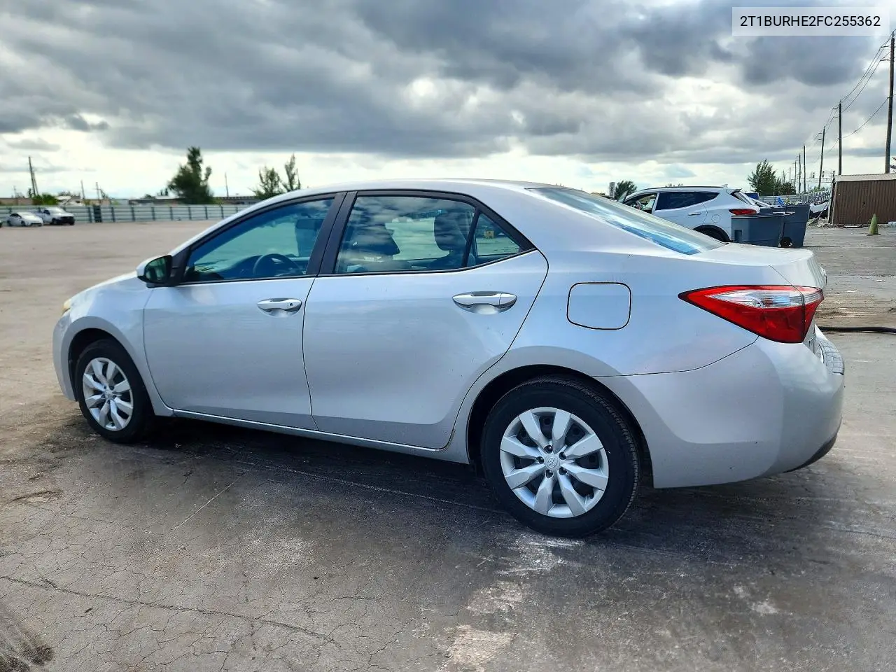 2015 TOYOTA COROLLA VIN 2T1BURHE2FC255362 — фото 2