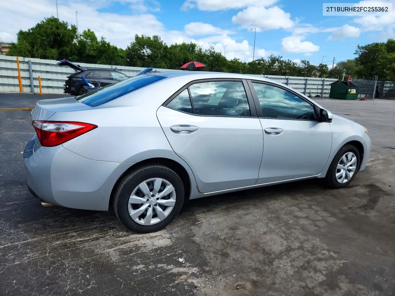 2015 TOYOTA COROLLA VIN 2T1BURHE2FC255362 — фото 3