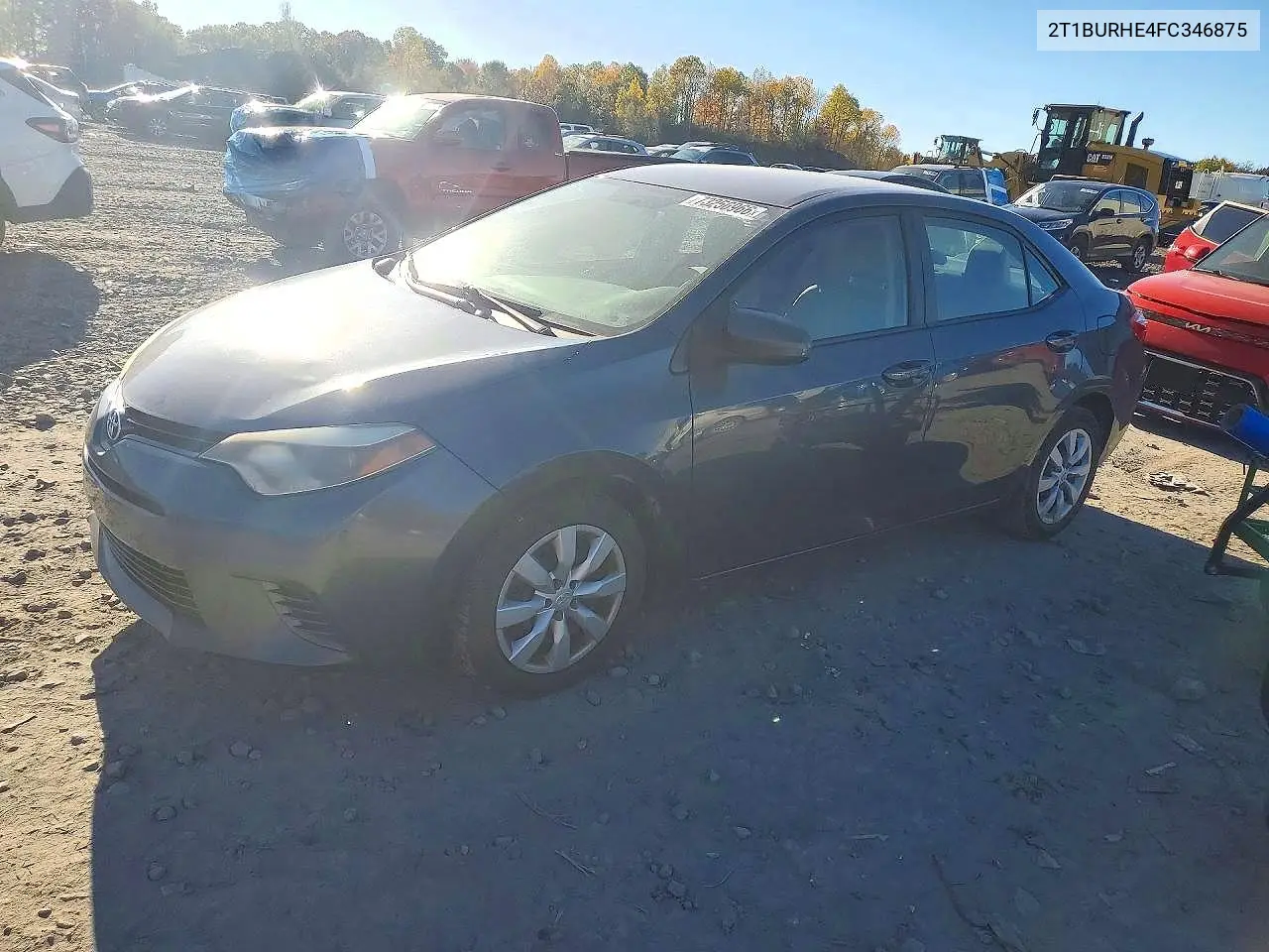 TOYOTA COROLLA 2015, VIN 2T1BURHE4FC346875