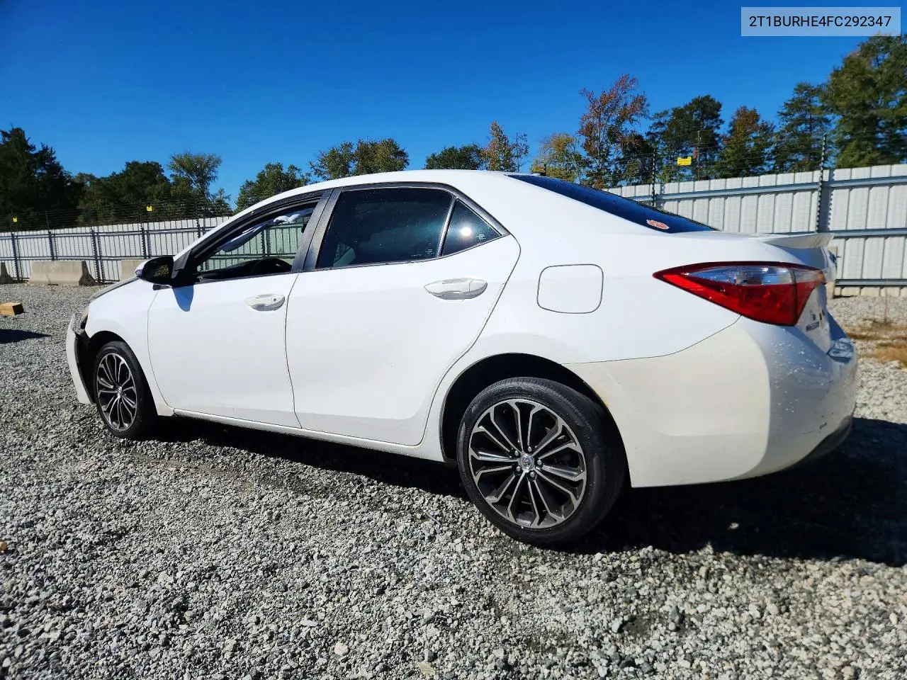 2015 TOYOTA COROLLA VIN 2T1BURHE4FC292347 — фото 3