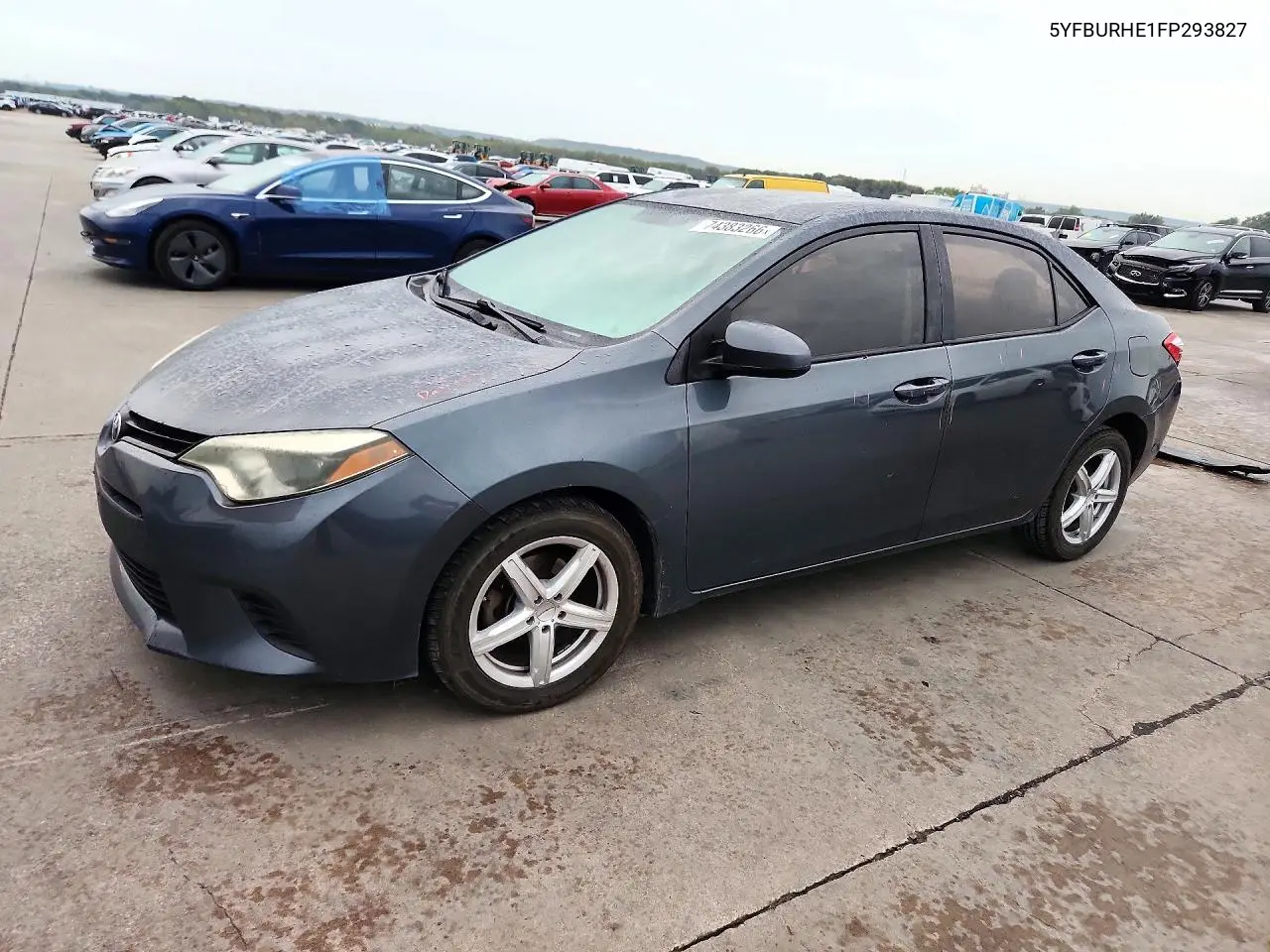 TOYOTA COROLLA 2015, VIN 5YFBURHE1FP293827