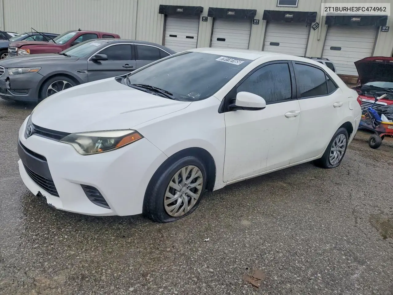 TOYOTA COROLLA 2015, VIN 2T1BURHE3FC474962