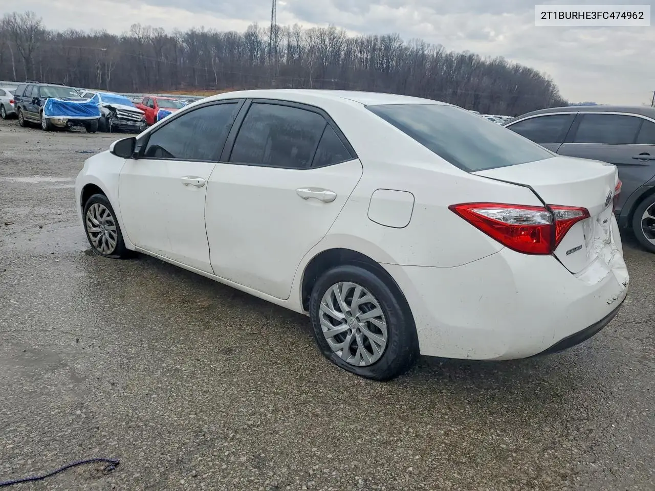 2015 TOYOTA COROLLA VIN 2T1BURHE3FC474962 — фото 2