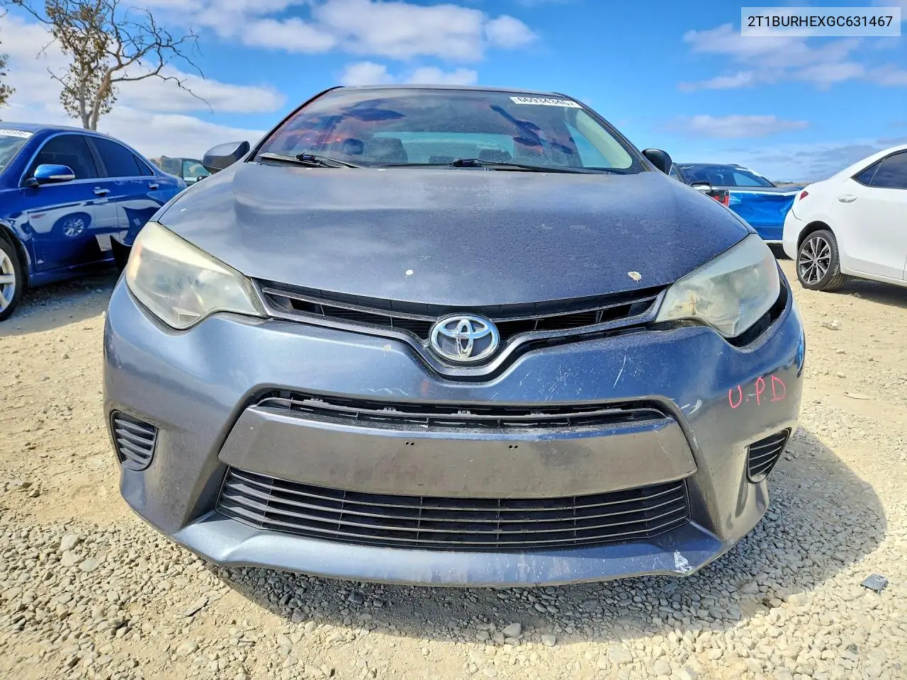 2016 TOYOTA COROLLA VIN 2T1BURHEXGC631467 — фото 5