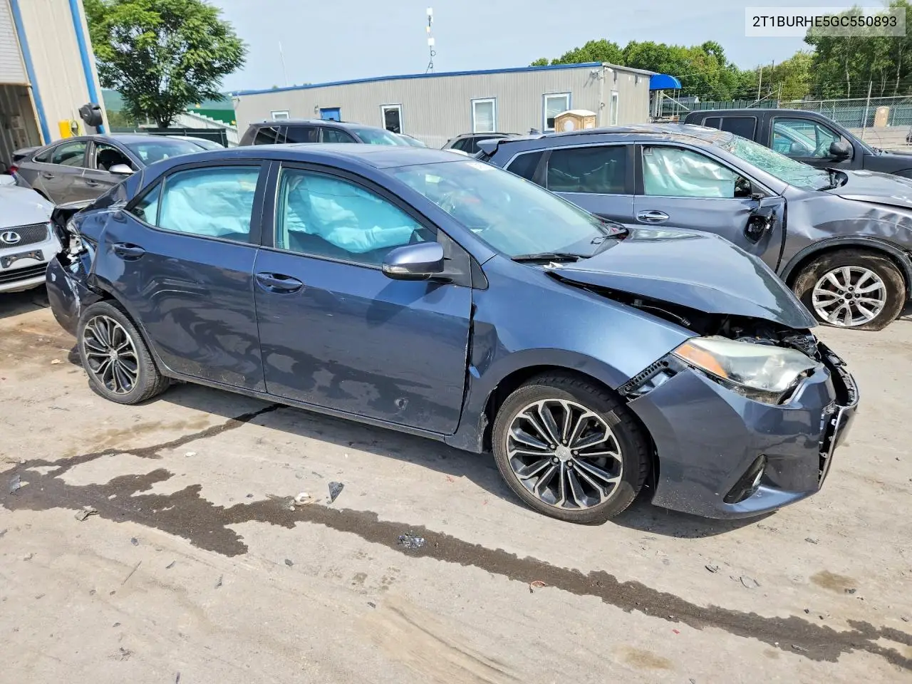2016 TOYOTA COROLLA VIN 2T1BURHE5GC550893 — фото 4