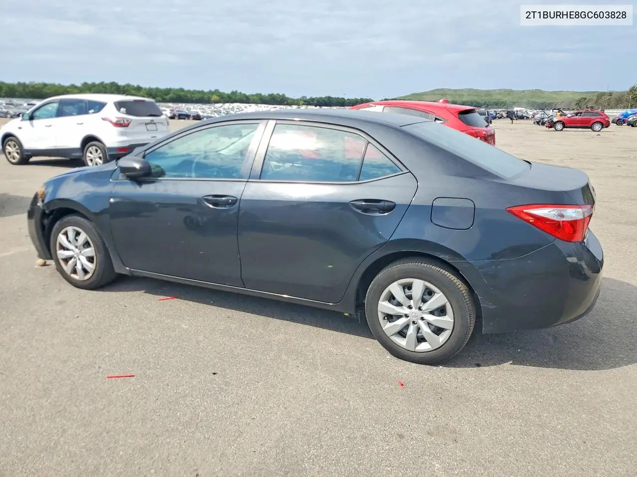 2016 TOYOTA COROLLA VIN 2T1BURHE8GC603828 — фото 2