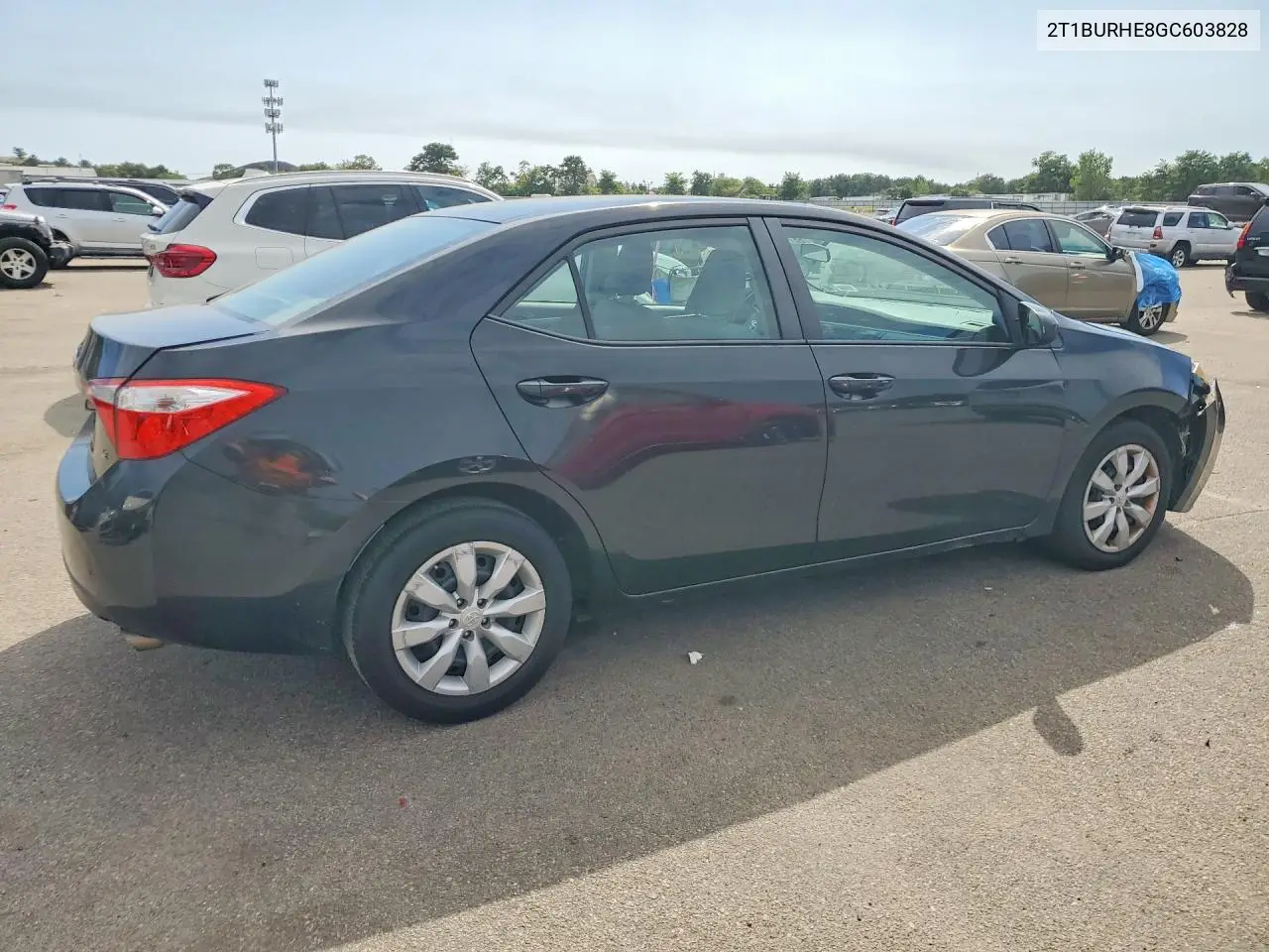 2016 TOYOTA COROLLA VIN 2T1BURHE8GC603828 — фото 3