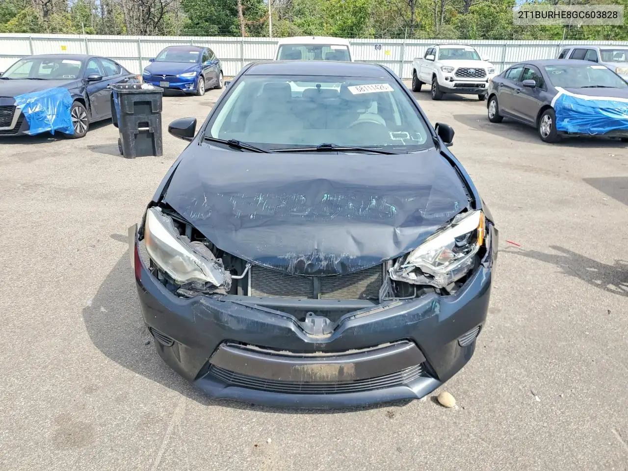 2016 TOYOTA COROLLA VIN 2T1BURHE8GC603828 — фото 5