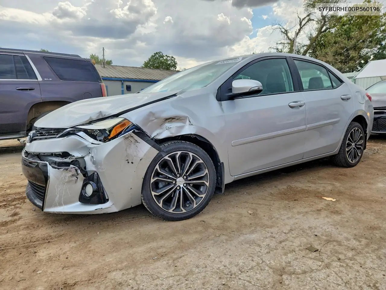 TOYOTA COROLLA 2016, VIN 5YFBURHE0GP560196