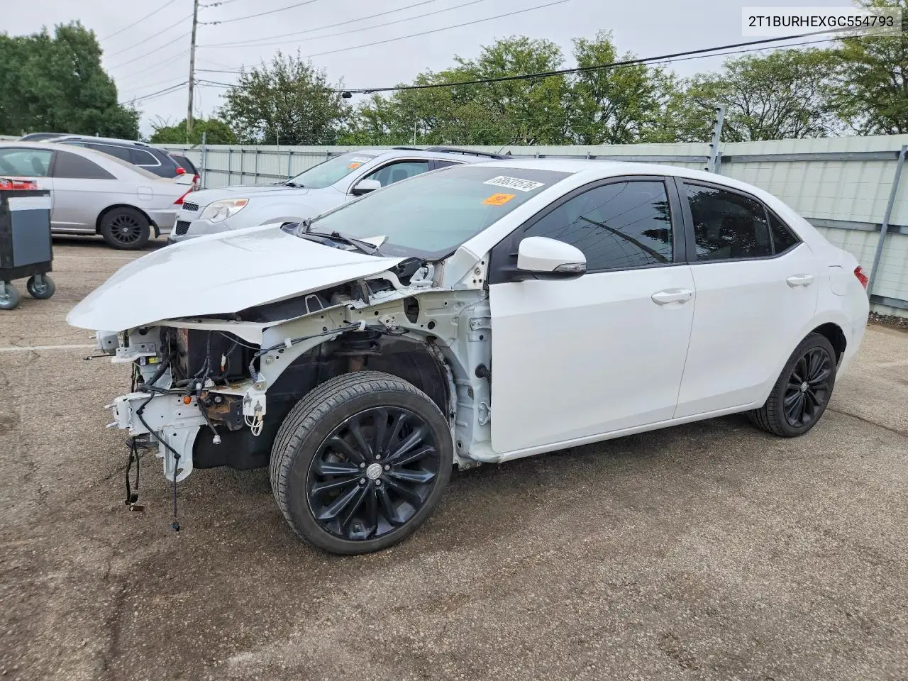 TOYOTA COROLLA 2016, VIN 2T1BURHEXGC554793