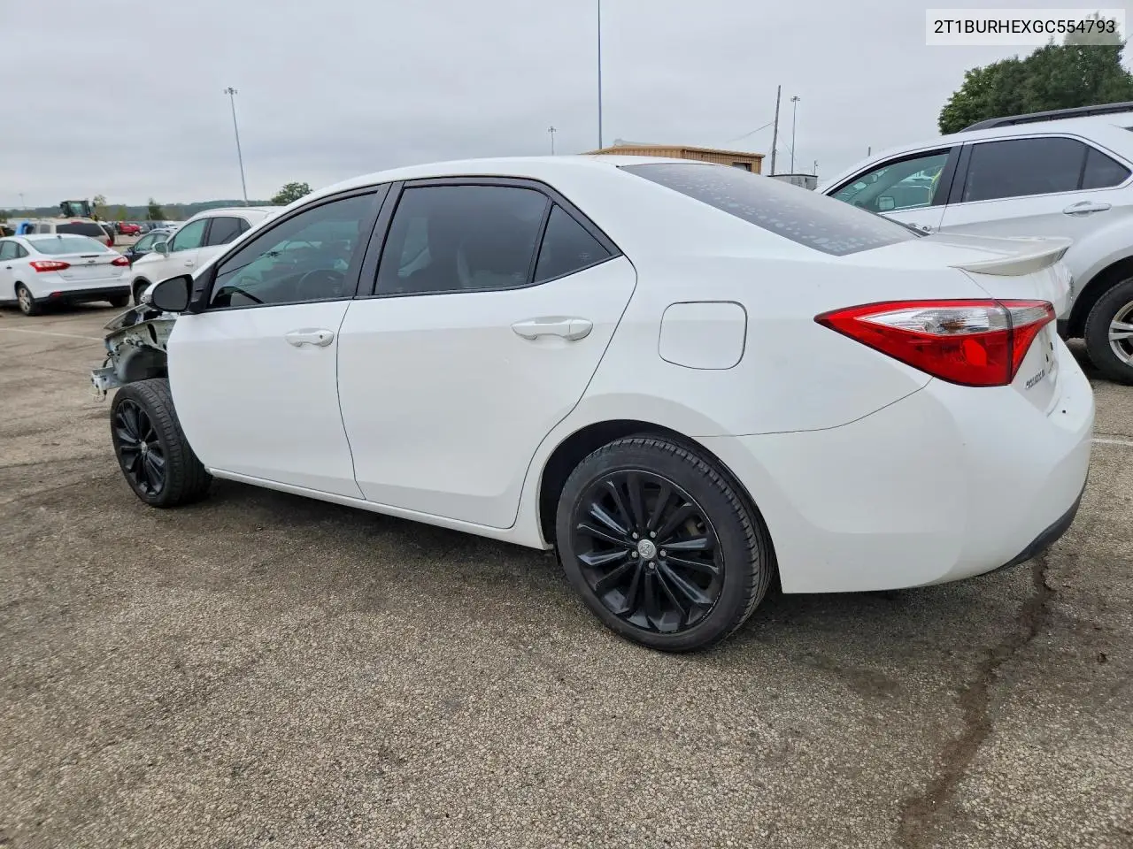 2016 TOYOTA COROLLA VIN 2T1BURHEXGC554793 — фото 2