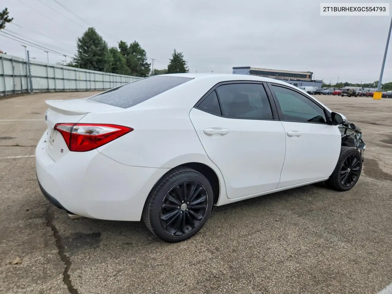 2016 TOYOTA COROLLA VIN 2T1BURHEXGC554793 — фото 3