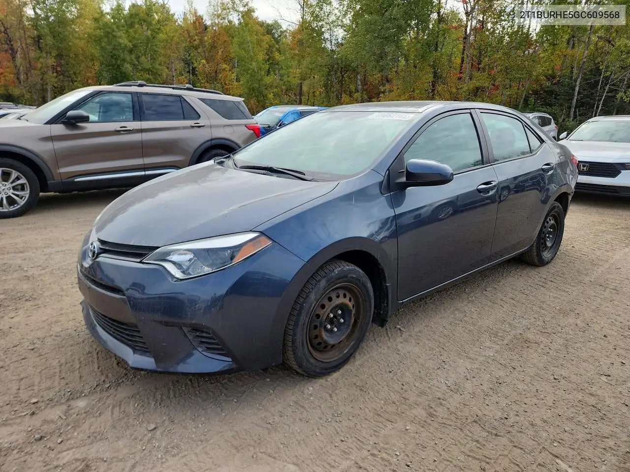 TOYOTA COROLLA 2016, VIN 2T1BURHE5GC609568