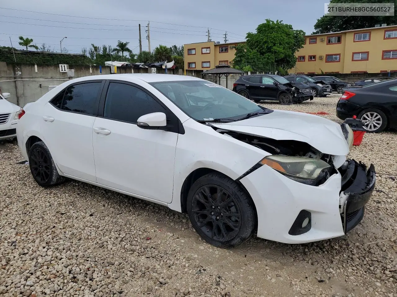 2016 TOYOTA COROLLA VIN 2T1BURHE8GC560527 — фото 4