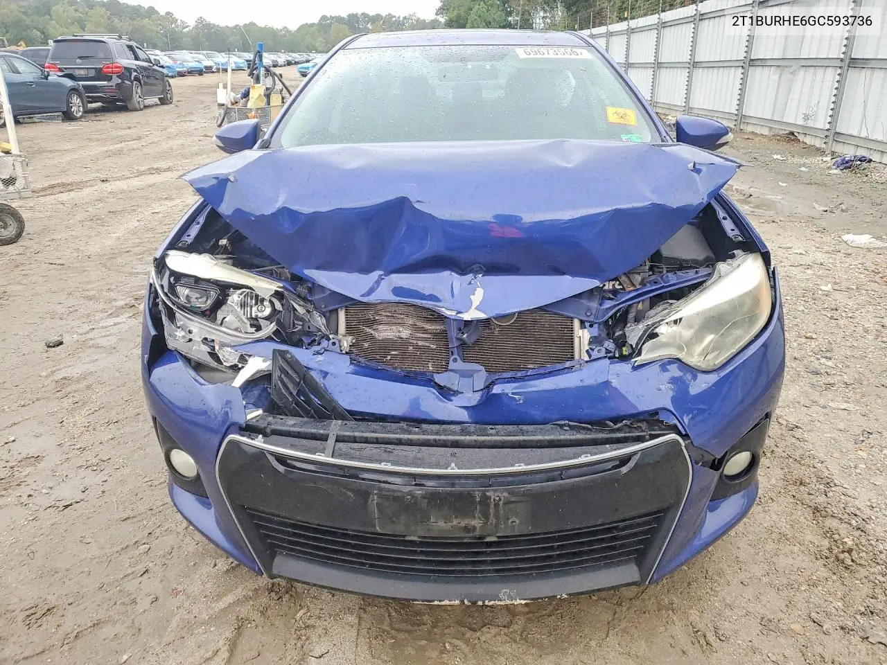 2016 TOYOTA COROLLA VIN 2T1BURHE6GC593736 — фото 5
