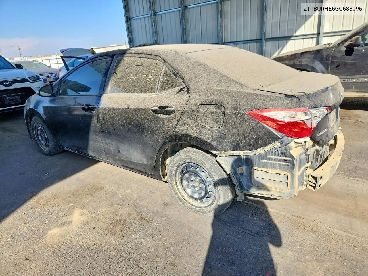 2016 TOYOTA COROLLA VIN 2T1BURHE6GC683095 — фото 2