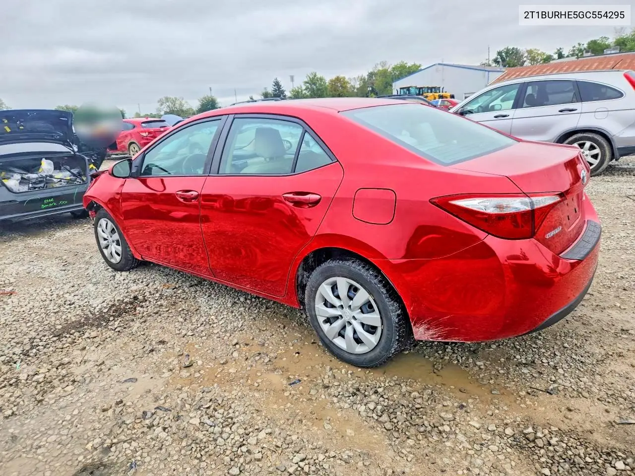 2016 TOYOTA COROLLA VIN 2T1BURHE5GC554295 — фото 2