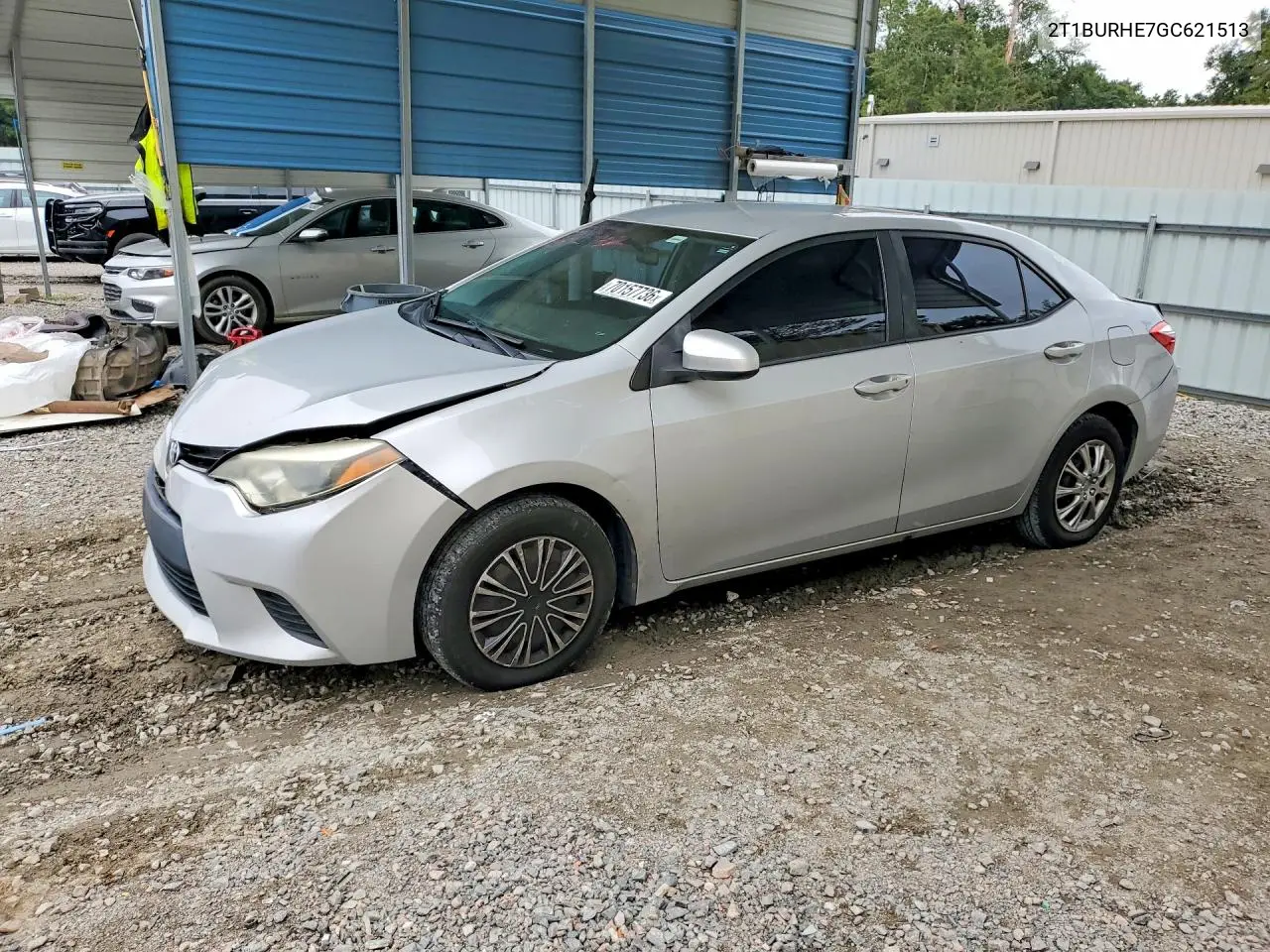 TOYOTA COROLLA 2016, VIN 2T1BURHE7GC621513