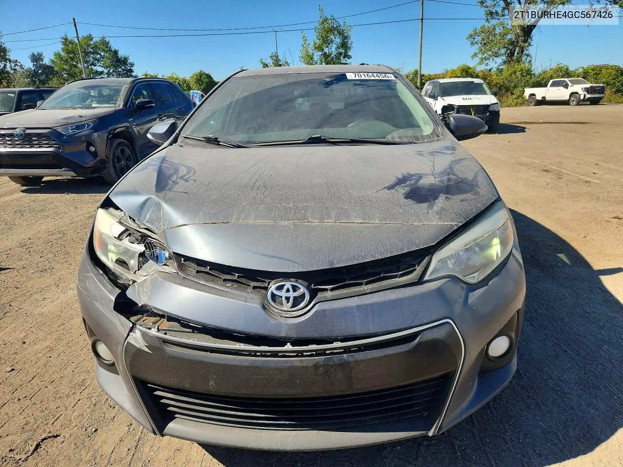 2016 TOYOTA COROLLA VIN 2T1BURHE4GC567426 — фото 5