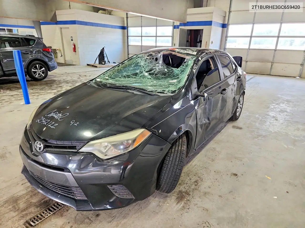 TOYOTA COROLLA 2016, VIN 2T1BURHE3GC659420