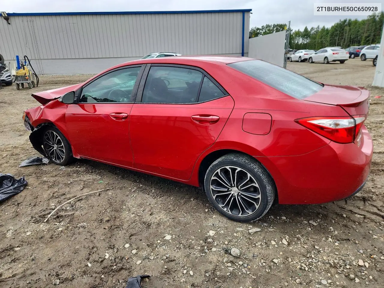 2016 TOYOTA COROLLA VIN 2T1BURHE5GC650928 — фото 2