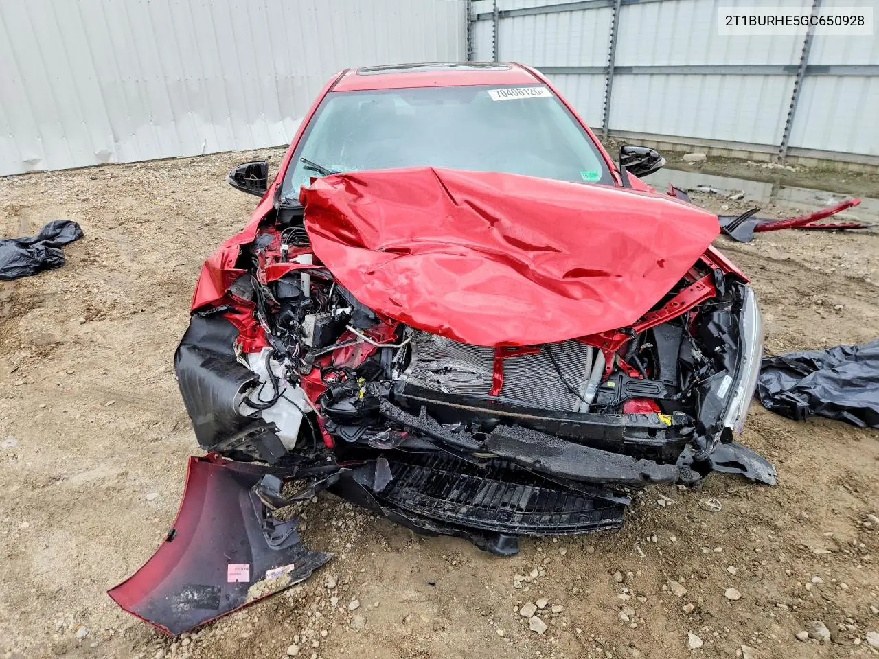 2016 TOYOTA COROLLA VIN 2T1BURHE5GC650928 — фото 5