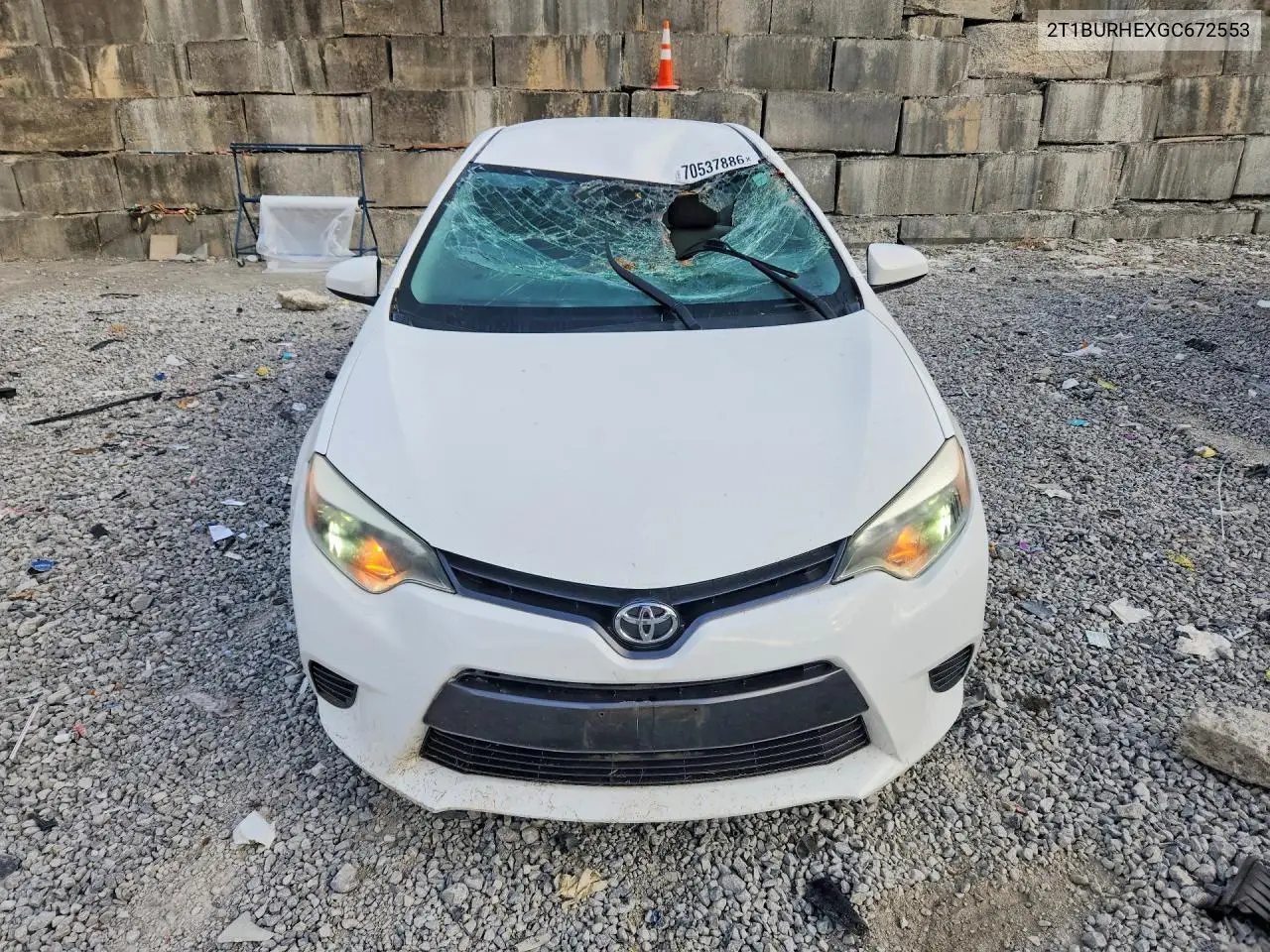 2016 TOYOTA COROLLA VIN 2T1BURHEXGC672553 — фото 5