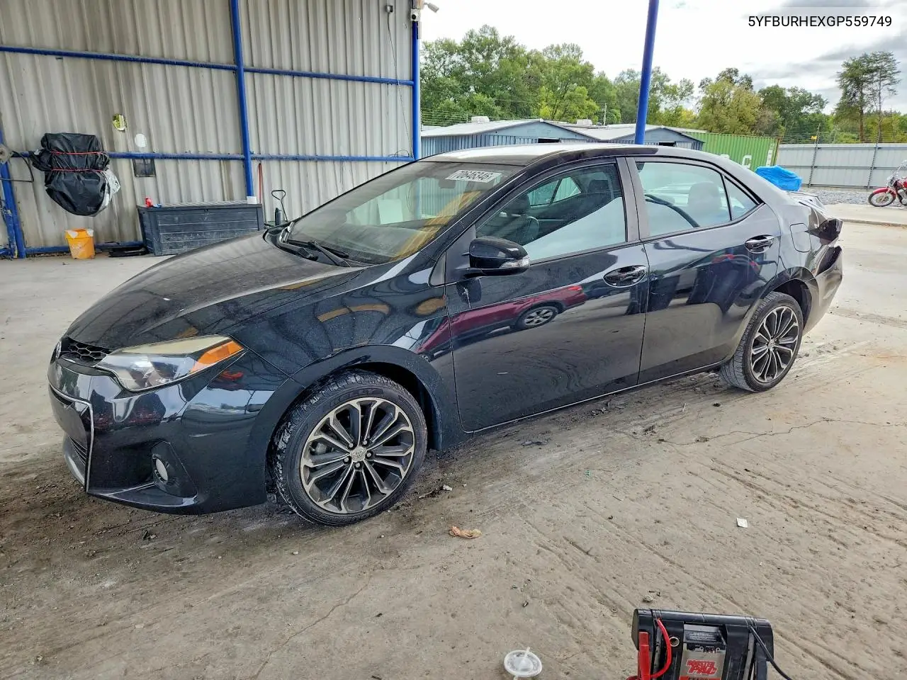 TOYOTA COROLLA 2016, VIN 5YFBURHEXGP559749