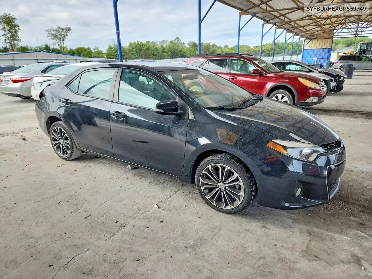 2016 TOYOTA COROLLA VIN 5YFBURHEXGP559749 — фото 4