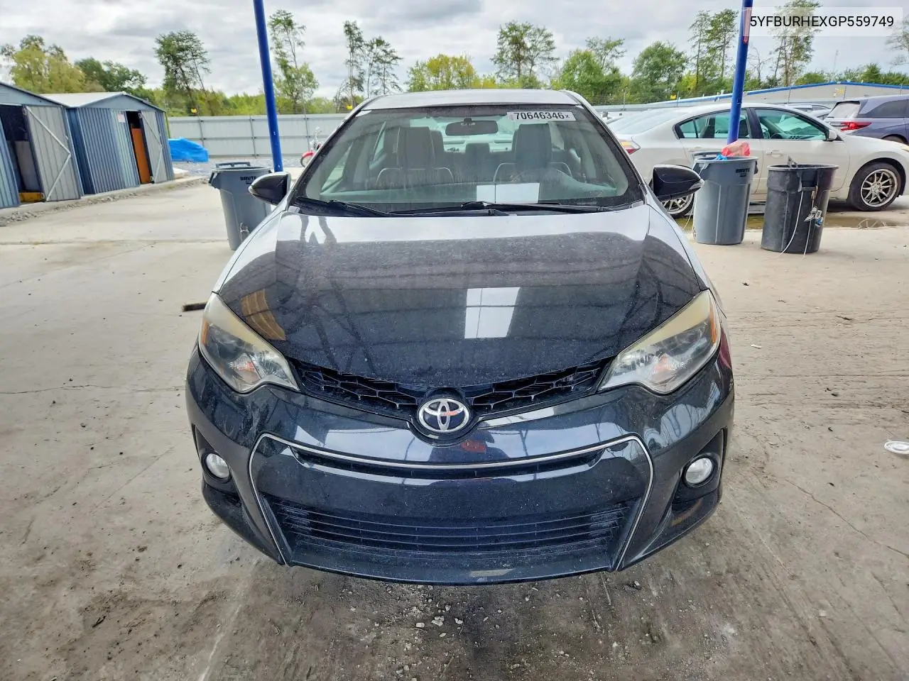 2016 TOYOTA COROLLA VIN 5YFBURHEXGP559749 — фото 5