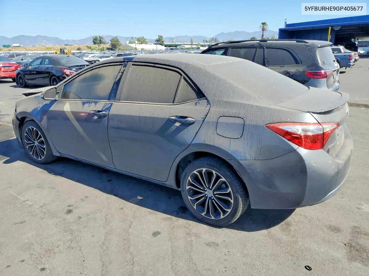 2016 TOYOTA COROLLA VIN 5YFBURHE9GP405677 — фото 2