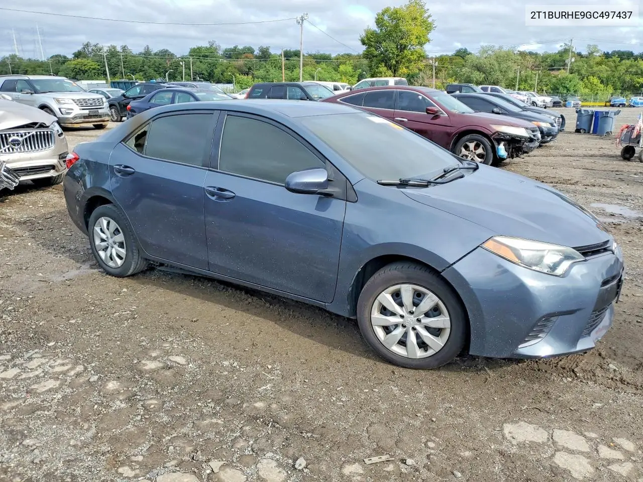 2016 TOYOTA COROLLA VIN 2T1BURHE9GC497437 — фото 4