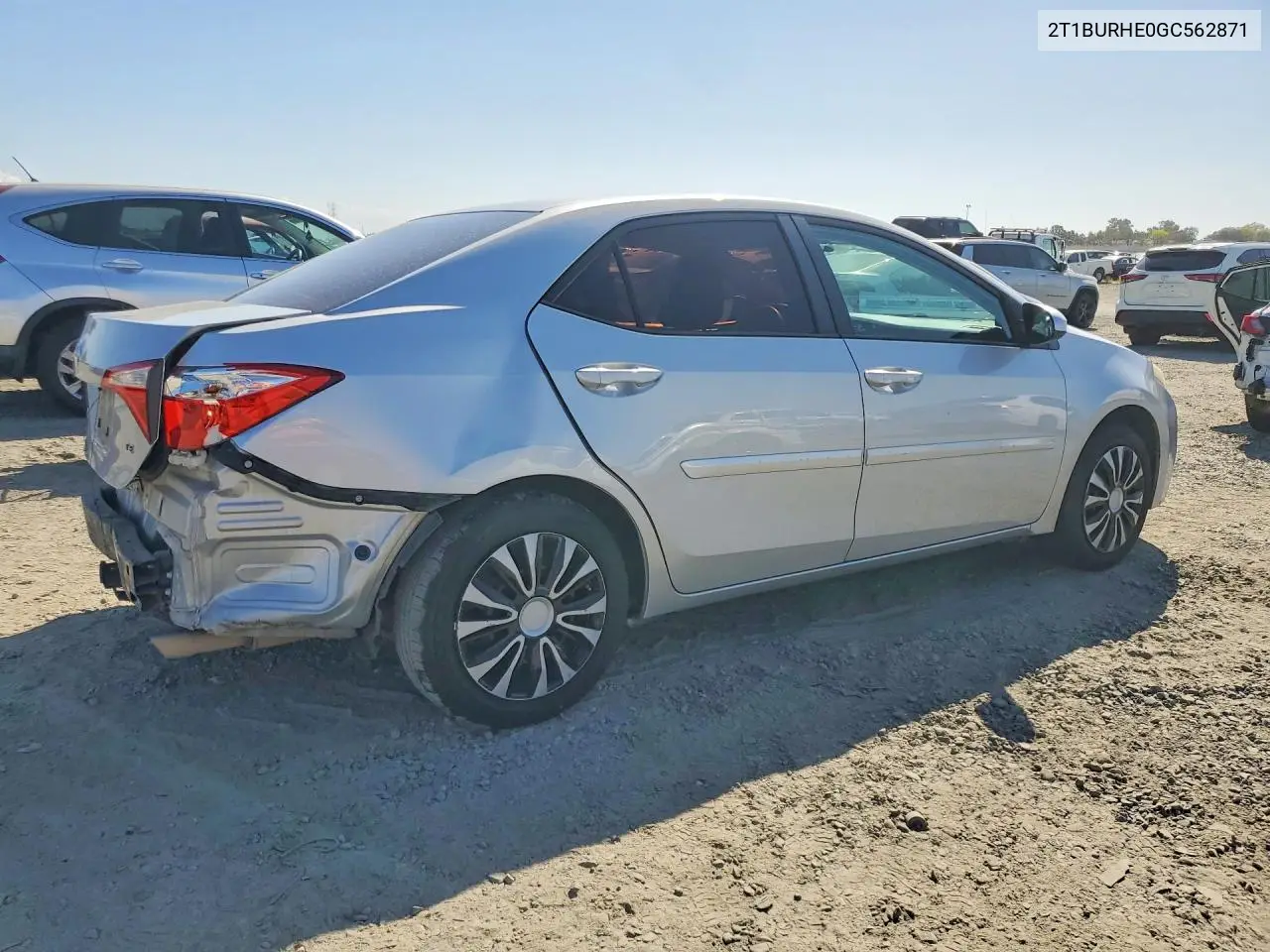 2016 TOYOTA COROLLA VIN 2T1BURHE0GC562871 — фото 3