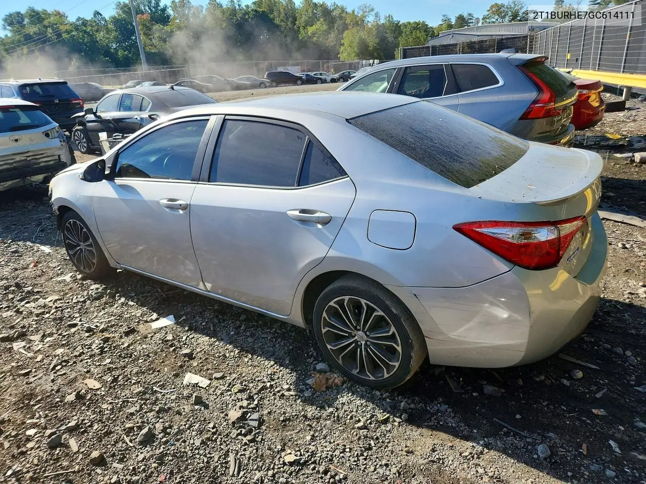2016 TOYOTA COROLLA VIN 2T1BURHE7GC614111 — фото 2